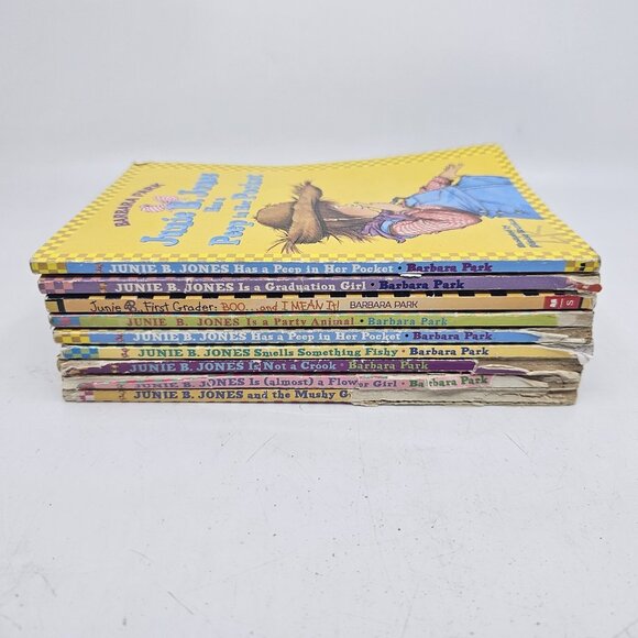 Junie B. Jones Has A Peep in Her Pocket Books Mixed Lot of 9 Barbara Park - Picture 4 of 16